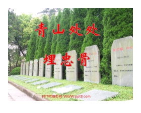 《青山处处埋忠骨》PPT课件下载
