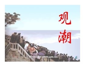 《观潮》PPT课件