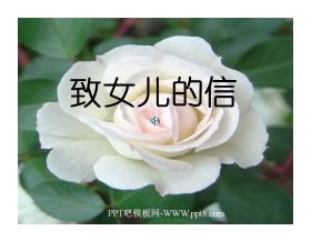 《致女儿的信》PPT课件