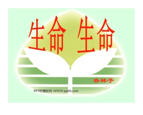 《生命生命》PPT课件