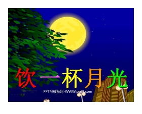 《饮一杯月光》PPT课件