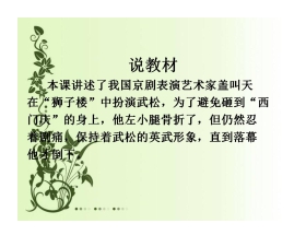 《一次感人的京剧表演》PPT课件2