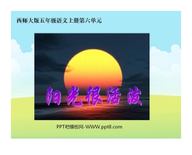 《阳光很活泼》PPT课件2