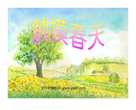 《触摸春天》PPT课件3