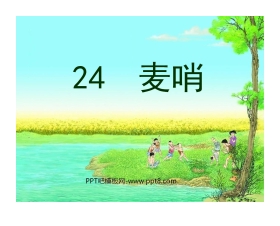 《麦哨》PPT课件