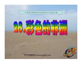 《彩色的非洲》PPT课件3