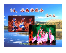 《云南的歌会》PPT课件4