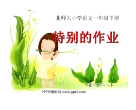 《特别的作业》PPT课件3