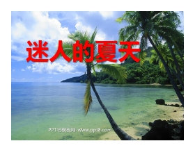 《迷人的夏天》PPT课件2