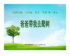 《爸爸带我去爬树》PPT课件
