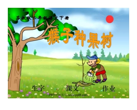 《猴子种果树》PPT课件