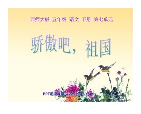 《骄傲吧，祖国》PPT课件2