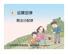 《乘法运算定律》运算定律PPT课件2