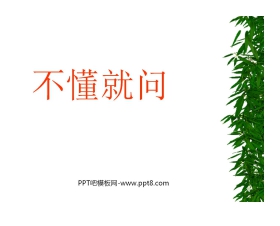 《不懂就问》PPT课件3