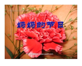 《妈妈的节日》PPT课件3