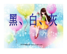 《黑白灰》PPT课件2