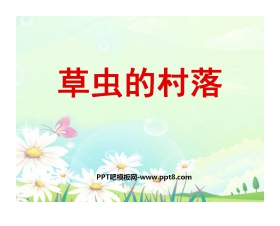 《草虫的村落》PPT课件下载4