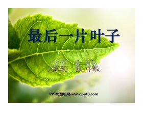 《最后一片叶子》PPT课件