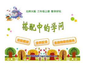 《搭配中的学问》数学好玩PPT课件