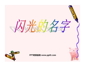 《闪光的名字》PPT课件3
