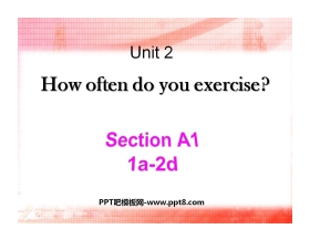 《How often do you exercise?》PPT课件8