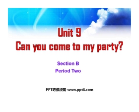 《Can you come to my party?》PPT课件14