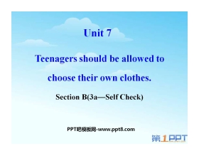 《Teenagers should be allowed to choose their own clothes》PPT课件18