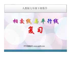 《复习》相交线与平行线PPT课件2
