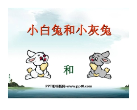 《小白兔和小灰兔》PPT课件8