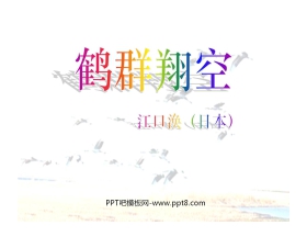 《鹤群翔空》PPT课件