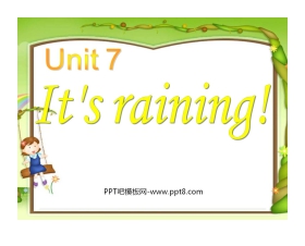 《It’s raining》PPT课件6