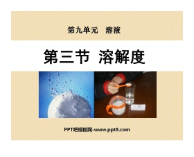 《溶解度》溶液PPT课件