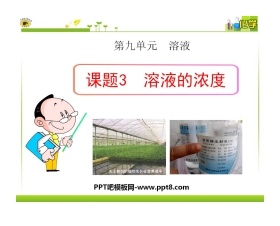 《溶液的浓度》溶液PPT课件