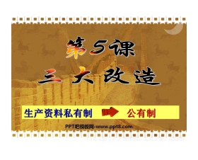 《三大改造》社会主义道路的探索PPT课件2