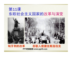 《东欧社会主义国家的改革与演变》社会主义国家的改革与演变化PPT课件