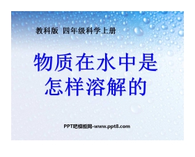 《物质在水中是怎样溶解的》溶解PPT课件4