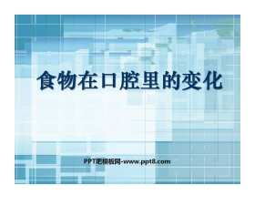 《食物在口腔里的变化》我们的身体PPT课件2