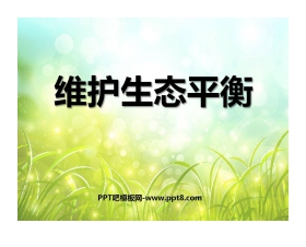 《维护生态平衡》生物与环境PPT课件3