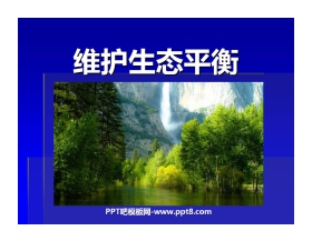 《维护生态平衡》生物与环境PPT课件4