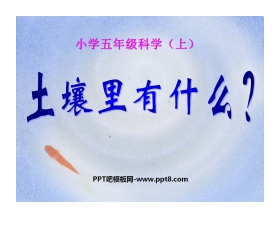 《土壤中有什么》地球表面及其变化PPT课件4