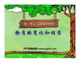 《物质的变化和性质》走进化学世界PPT课件8