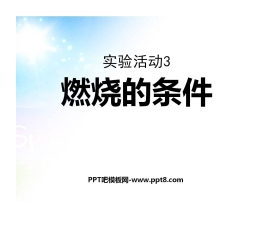 《燃烧的条件》燃料及其利用PPT课件4