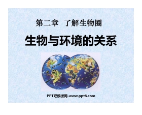 《生物与环境的关系》了解生物圈PPT课件6