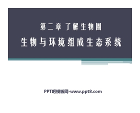 《生物与环境组成生态系统》了解生物圈PPT课件