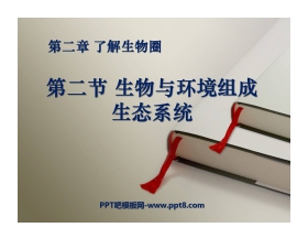 《生物与环境组成生态系统》了解生物圈PPT课件8
