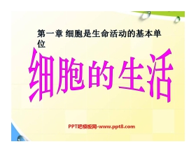 《细胞的生活》细胞是生命活动的基本单位PPT课件5