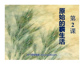 《原始的农耕生活》中华文明的起源PPT课件2