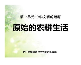 《原始的农耕生活》中华文明的起源PPT课件4