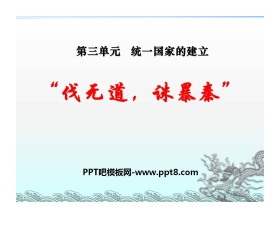 《伐无道诛暴秦》统一国家的建立PPT课件8