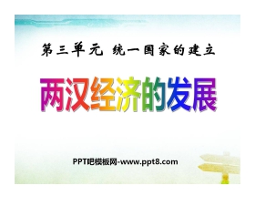 《两汉经济的发展》统一国家的建立PPT课件4